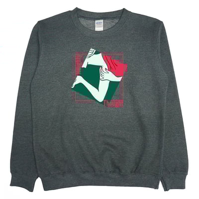 名畫(大學T)Hamburger T-Shirt Shop1