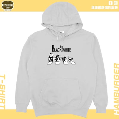 黑白動物(帽T)Hamburger T-shirt shop8