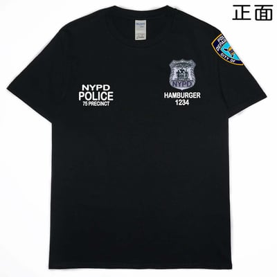 零碼出清 - NYPD警察(短T) 黑M2