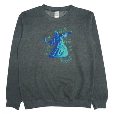 自由女神(大學T)Hamburger T-Shirt Shop4