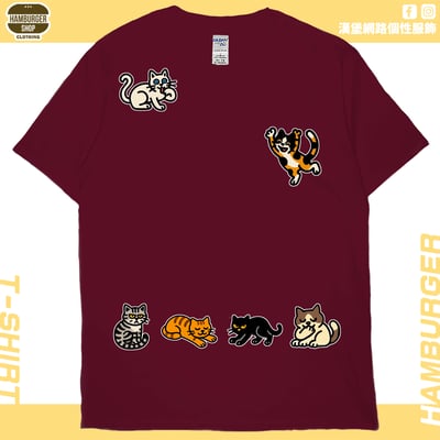 貓咪塗鴉(短T)Hamburger T-shirt shop12