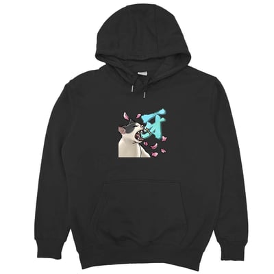 牙(貓)(帽T)Hamburger T-Shirt Shop2