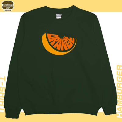 ORANGE(大學T)Hamburger T-shirt shop6