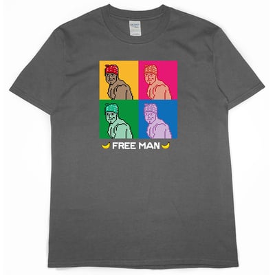 FREE MAN(短T)Hamburger T-shirt shop4