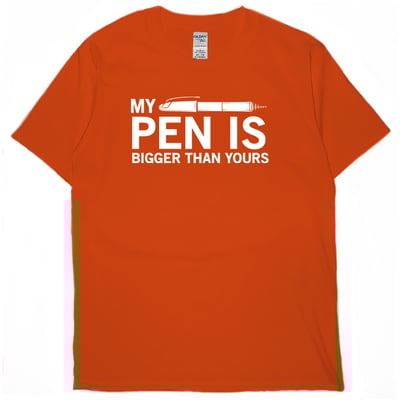 MY PEN IS BIGGER(短T)Hamburger T-shirt shop9