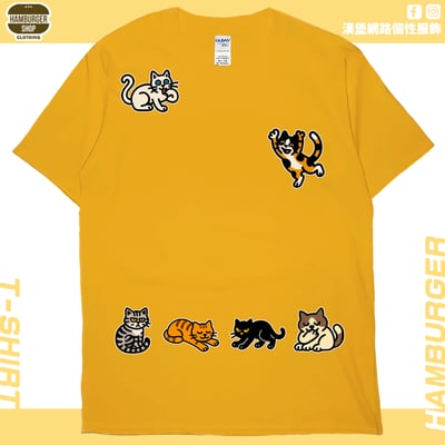 貓咪塗鴉(短T)Hamburger T-shirt shop18