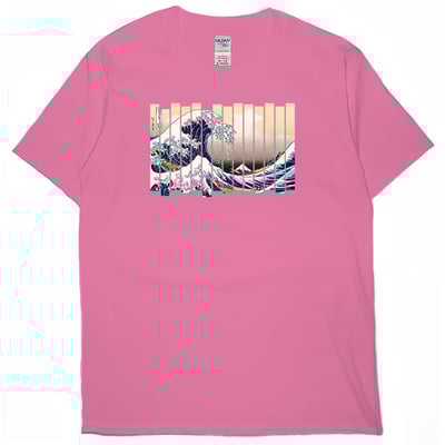 分割海浪(短T)Hamburger T-shirt shop15