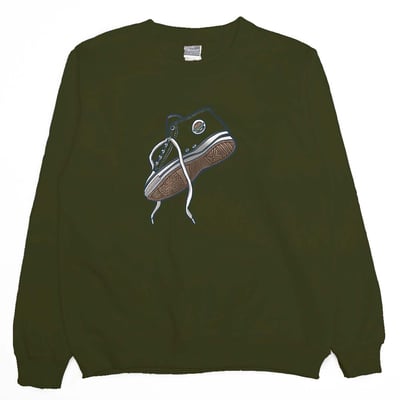 我的帆布鞋(大學T)Hamburger T-shirt shop11