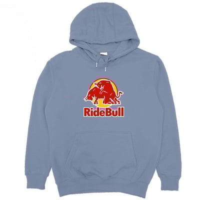 零碼出清 - RideBull(帽T) 藍灰S1