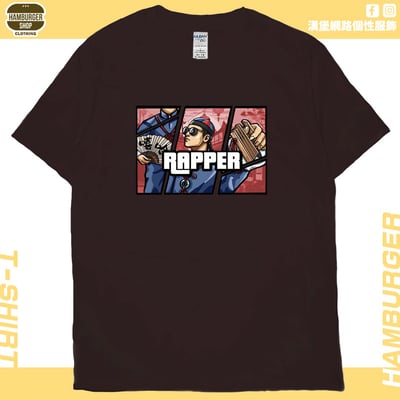 說唱歌手(短T)Hamburger T-shirt shop10