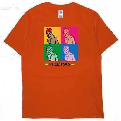 FREE MAN(短T)Hamburger T-shirt shop9