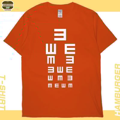 視力檢查(短T)Hamburger T-shirt shop17