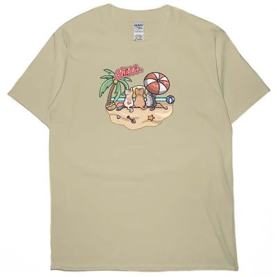 海邊放風(短T)Hamburger T-shirt shop(NEW)2