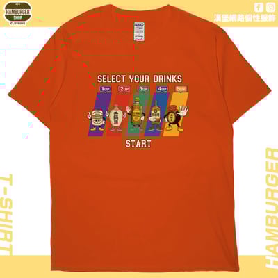 飲酒選單(短T)Hamburger T-shirt shop14