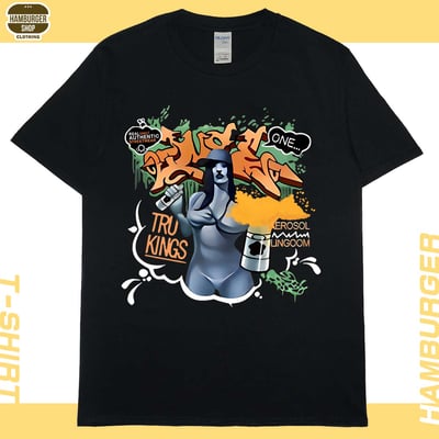 如果早知道(短T)Hamburger T-shirt shop2