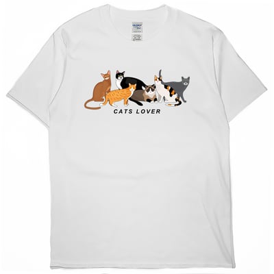 貓愛好者(短T)Hamburger T-shirt shop7