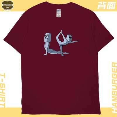 瑜珈摩艾(短T)Hamburger T-shirt shop13