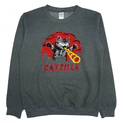 喵吉拉(大學T)Hamburger T-shirt shop4