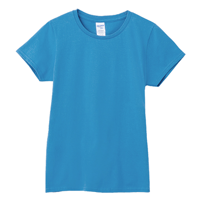 素面-女版棉T(有腰身) GILDAN 76000L24