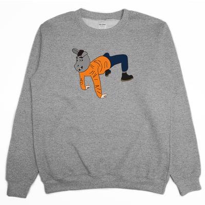 馬(大學T)Hamburger T-Shirt Shop3