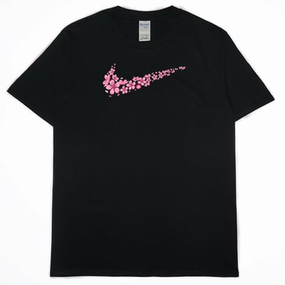 零碼出清 -櫻花勾勾(短T) 黑2XL1