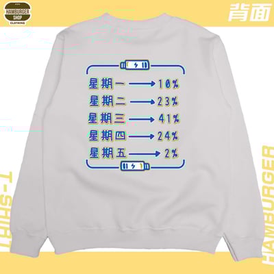 熱愛工作2022(大學T)Hamburger T-shirt shop10