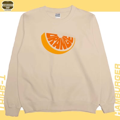 ORANGE(大學T)Hamburger T-shirt shop1