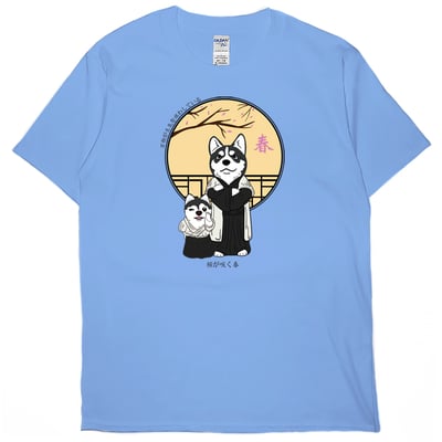 春天哈士奇(短T)Hamburger T-shirt shop10
