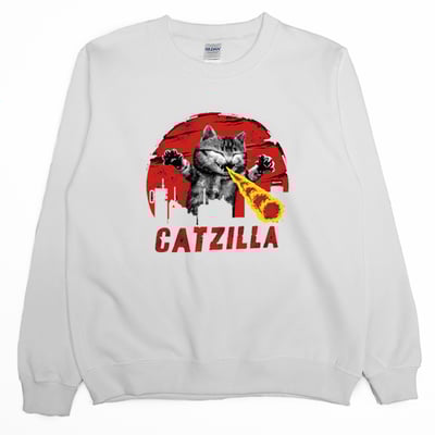 喵吉拉(大學T)Hamburger T-shirt shop2