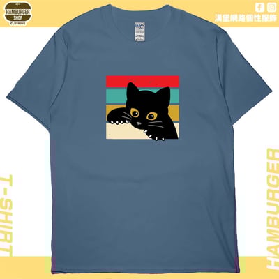 小黑貓(短T)Hamburger T-shirt shop6