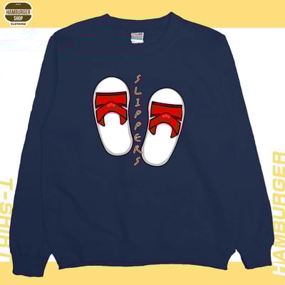 Slippers(大學T)Hamburger T-shirt shop25