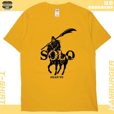 關羽SOLO(短T)Hamburger T-shirt shop18