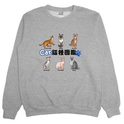 貓種圖鑑(大學T)Hamburger T-Shirt Shop4