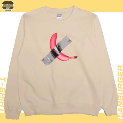 藝術香蕉(粉紅)(大學T)Hamburger T-shirt shop4