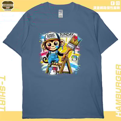 星期猴子(短T)Hamburger T-shirt shop6