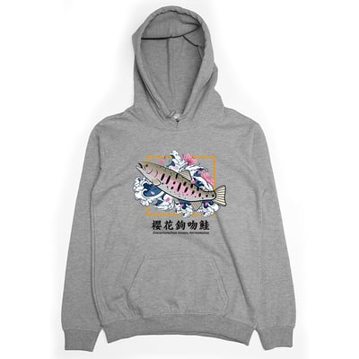 櫻花鉤吻鮭(帽T)Hamburger T-Shirt Shop3