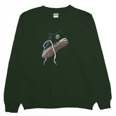 我的帆布鞋(大學T)Hamburger T-shirt shop5