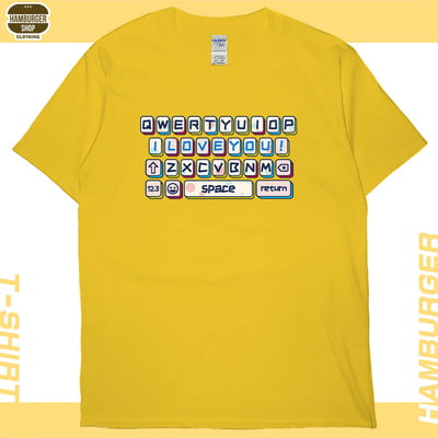告白鍵盤(短T)Hamburger T-shirt shop1
