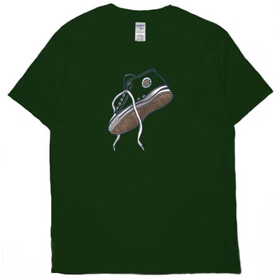 我的帆布鞋(短T)Hamburger T-shirt shop(NEW)11