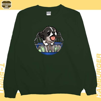 阿偉的狗(大學T)Hamburger T-shirt shop5