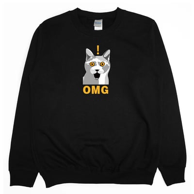 OMG貓(大學T)Hamburger T-Shirt Shop1