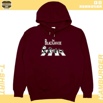黑白動物(帽T)Hamburger T-shirt shop14