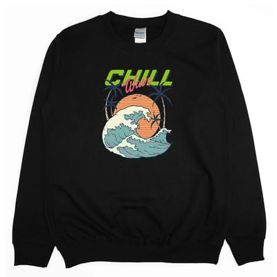 Chill海浪(大學T)Hamburger T-Shirt Shop2
