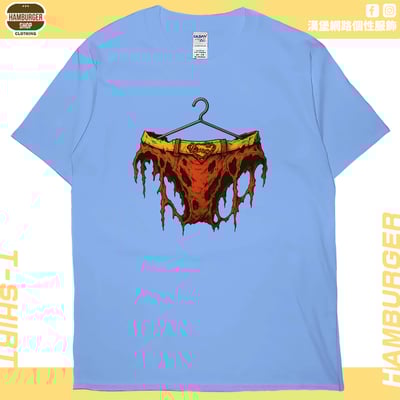 正義胖次(戰損版)(短T)Hamburger T-shirt shop2