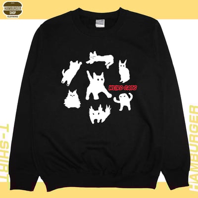 迷因貓(大學T)Hamburger T-shirt shop10