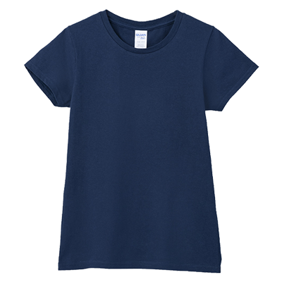 素面-女版棉T(有腰身) GILDAN 76000L23