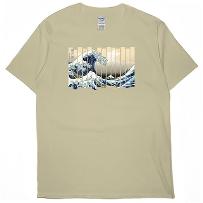 分割海浪(短T)Hamburger T-shirt shop4