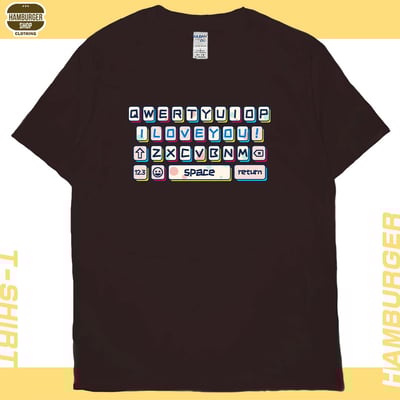 告白鍵盤(短T)Hamburger T-shirt shop9