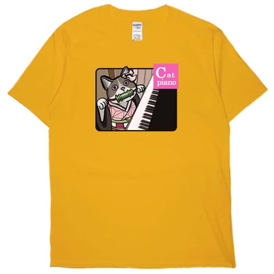 Cat piano(短T)Hamburger T-shirt shop(NEW)5
