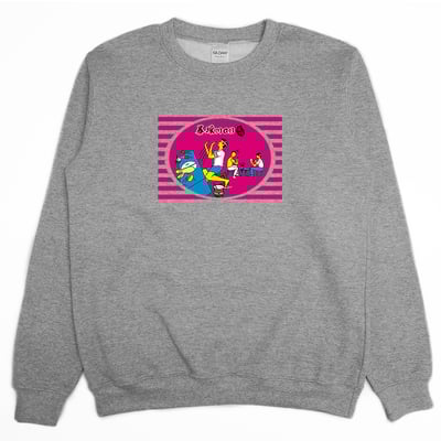 暴躁man(大學T)Hamburger T-Shirt Shop1